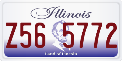 IL license plate Z565772