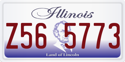 IL license plate Z565773