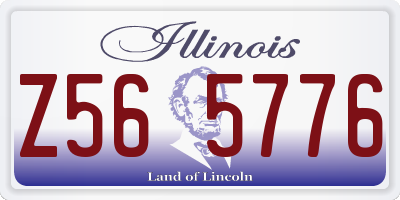 IL license plate Z565776