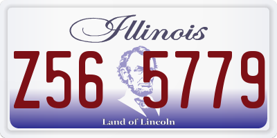 IL license plate Z565779