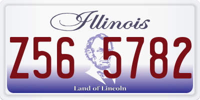 IL license plate Z565782