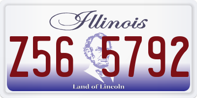 IL license plate Z565792