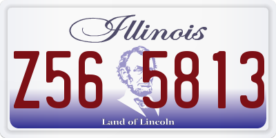IL license plate Z565813