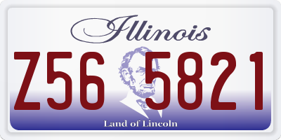 IL license plate Z565821