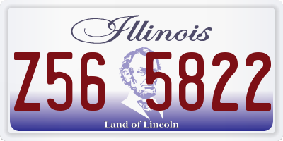 IL license plate Z565822