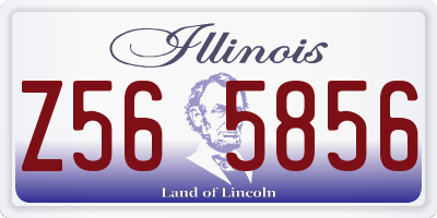 IL license plate Z565856