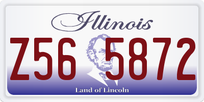 IL license plate Z565872