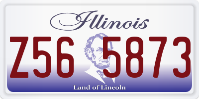 IL license plate Z565873