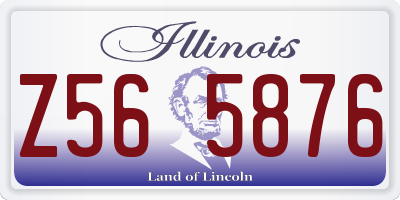 IL license plate Z565876