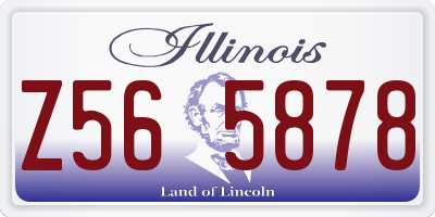 IL license plate Z565878