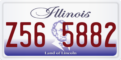 IL license plate Z565882