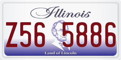 IL license plate Z565886