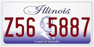 IL license plate Z565887