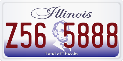 IL license plate Z565888