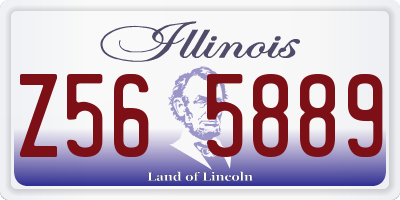 IL license plate Z565889