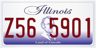 IL license plate Z565901