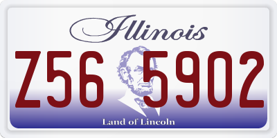 IL license plate Z565902