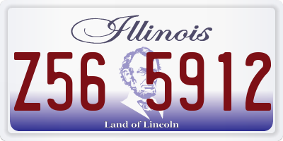 IL license plate Z565912