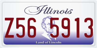 IL license plate Z565913