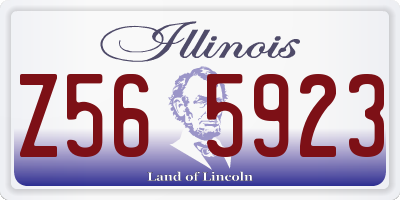 IL license plate Z565923