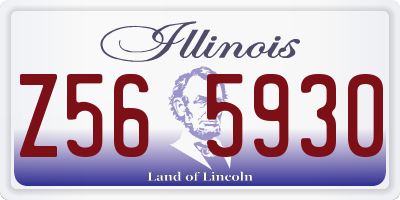 IL license plate Z565930