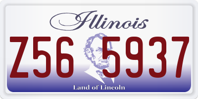 IL license plate Z565937