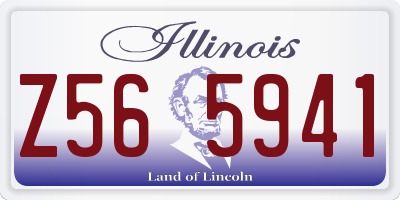 IL license plate Z565941