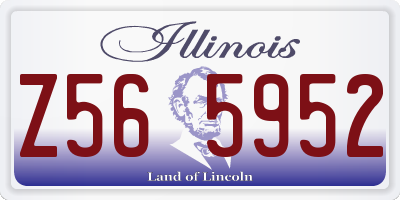 IL license plate Z565952