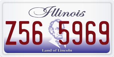 IL license plate Z565969