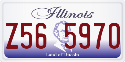 IL license plate Z565970