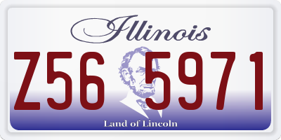 IL license plate Z565971