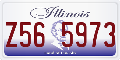 IL license plate Z565973