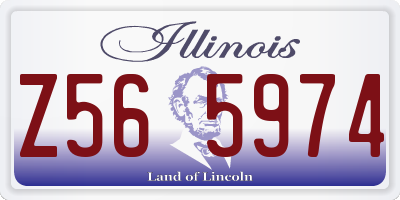 IL license plate Z565974