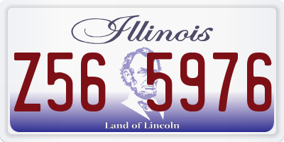 IL license plate Z565976