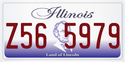 IL license plate Z565979