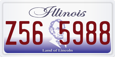 IL license plate Z565988
