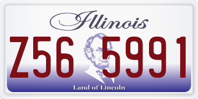 IL license plate Z565991