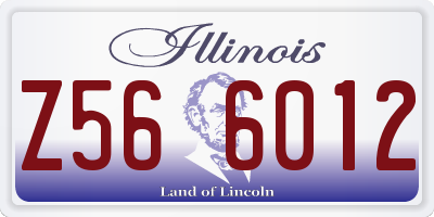 IL license plate Z566012