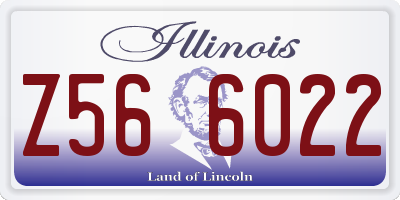 IL license plate Z566022