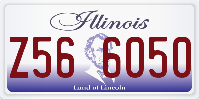 IL license plate Z566050