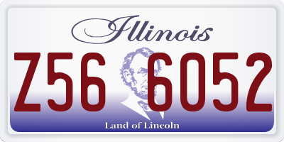 IL license plate Z566052