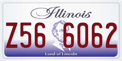 IL license plate Z566062