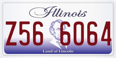 IL license plate Z566064