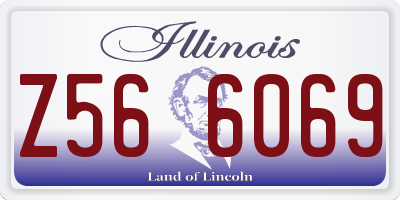 IL license plate Z566069