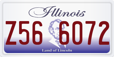 IL license plate Z566072