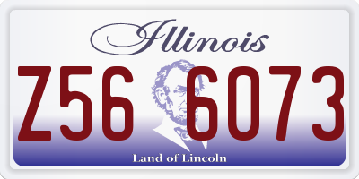 IL license plate Z566073