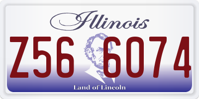 IL license plate Z566074