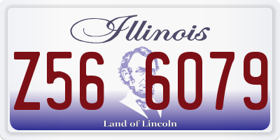 IL license plate Z566079