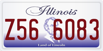 IL license plate Z566083