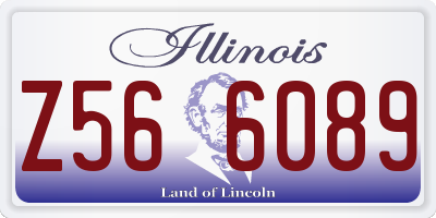 IL license plate Z566089